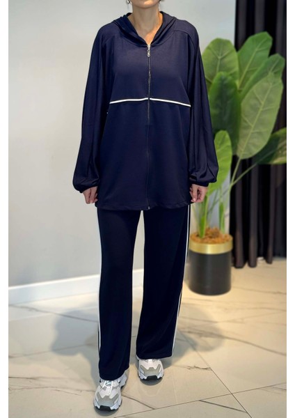 Biye Detaylı Rahat Takım 3143 Lacivert fırsatları