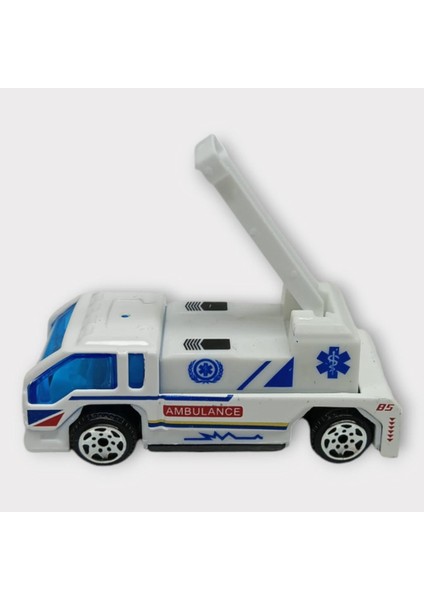 Küçük Metal Sağlık Hizmetleri Araçları 7 cm - Merdivenli (Lisinya) fiyatları