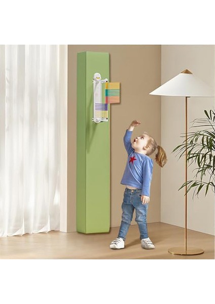 Çocuklar Için Dikey Zıplama Test Cihazı Karikatür Ördek Duvara Monte Dikey Zıplama Eğitmeni Sıfırlanabilir Dikey Zıplama Ölçüm Aracı (Yurt Dışından) indirimleri