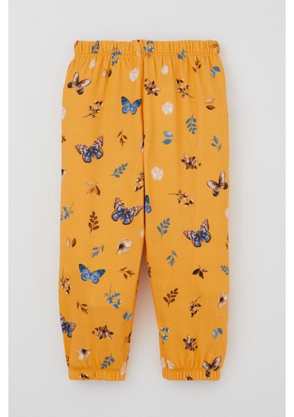 Bebeğiz (Breeze) Kız Bebek Pijama Takımı Bahar Temalı Kelebek Rüyası 9 Ay-3 Yaş, Sarı indirimleri