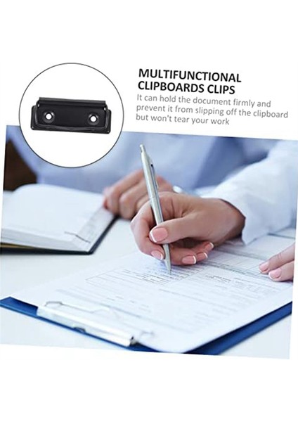 15 Adet Kırtasiye Tabak Tutucu Paslanmaz Çelik Klipsler Cep Klasörleri Ofis Klasörleri Siyah Monte Edilebilir Panolar Klipsler Dosya (Yurt Dışından) indirimleri