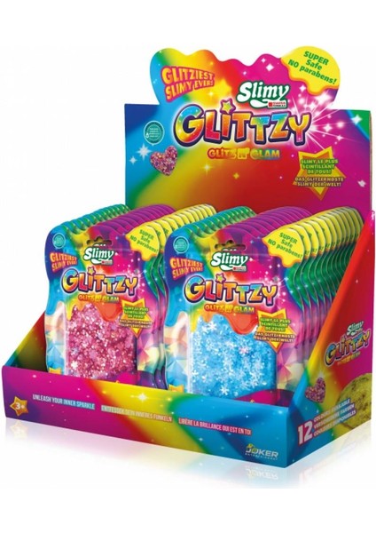 Slimy Glitzy 90 gr 10 Renk- 34025 (Lisinya)