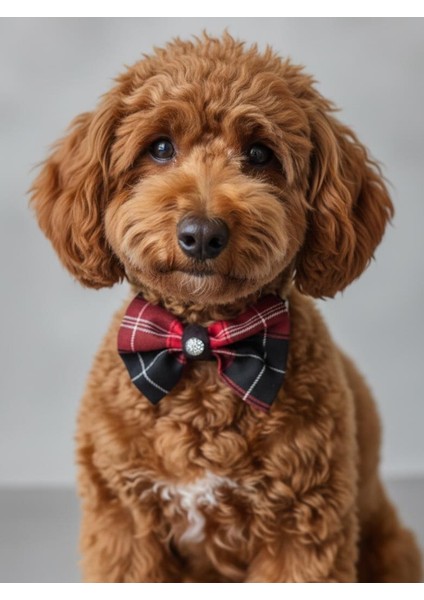 Aristokrat Ekose Silver Köpek Papyonu Tasma Yılbaşı fırsatları