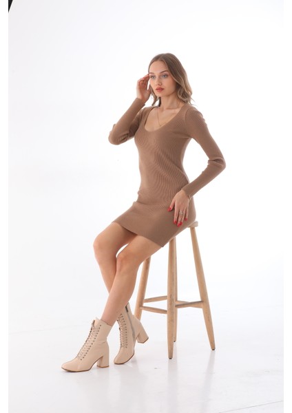 Kadın Triko Yumuşak Elbise indirimleri