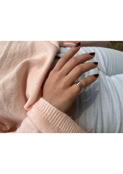 14 Ayar Taşlı Serçe Parmak Yüzük fiyatları