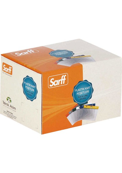 Yaka Kartı Poşeti Şeffaf Dikey 10X14,5 cm 100 Lü