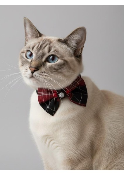 Aristokrat Kedi Papyonu Kurdela Tasma Yılbaşı Noel