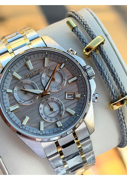 Sapphire Cam Italyan Bileklikli 10 Atm Suya Dayanıklı 2 Yıl Garantili Erkek Kol Saati 11.310