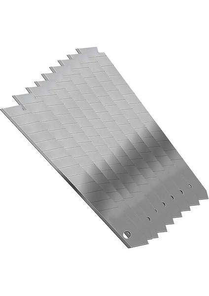 10'lu 10 Adet 9 mm x 81 mm Maket Bıçağı Yedeği Ucu Kırılabilir Yedek Uç Bıçak Ucu Jilet