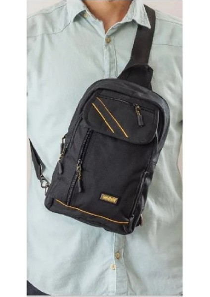 Seventeen - Çapraz Sırt Omuz Göğüs Su Geçirmez Askılı Unisex Çanta - 4926