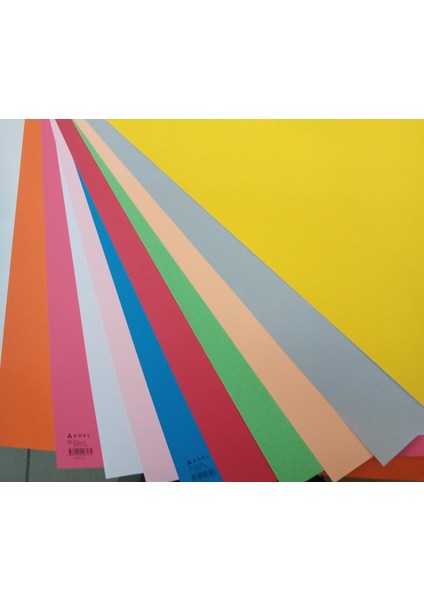 160 Gram Kendinden Boyalı Karışık Renk 50X70 10LU Fon Kartonu fiyatları