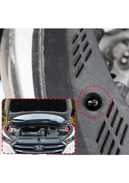 Araba Kapı Ses ve Darbe Emici Pad 10 Adet Siyah (5361) indirimleri