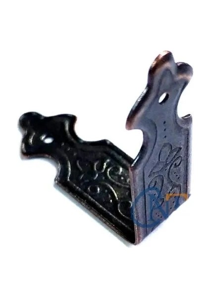 Buğz Dekoratif Sandık, Kutu Kenarı, 11X32MM, Eskitme, 100 Adet