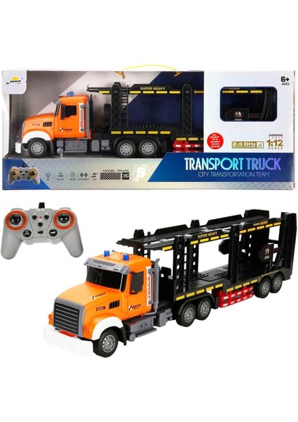 5094 Sun-Rst-Rc Kamyon 1 12 Transport Ff Ses Işık 3 7V USB 2 4 Ghz