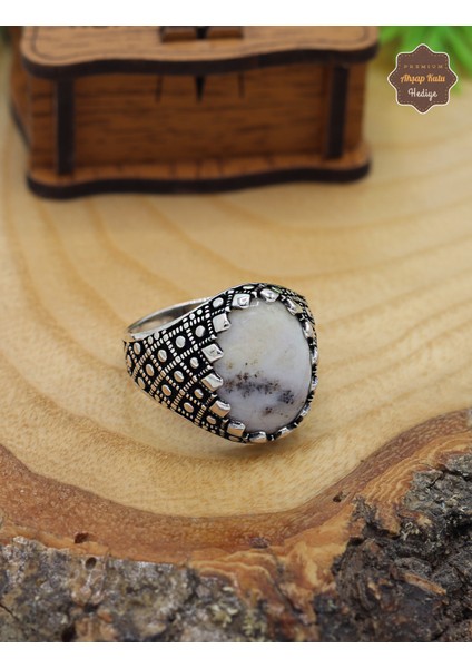 Havlit Taşı Sarmaşık Model 925 Ayar Gümüş Erkek Yüzük 201024799 modelleri
