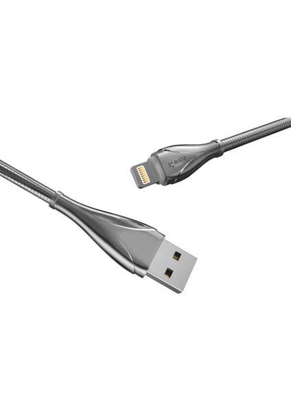 Gri LS28 Lightning USB Kablo