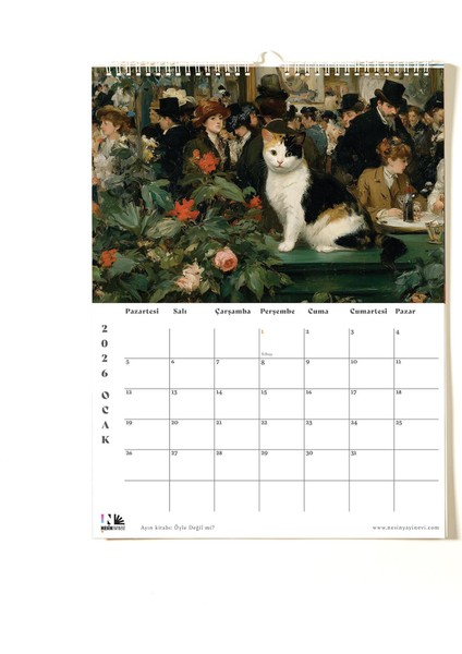 2026 Nesin Çocuk Takvimi - Ressamın Dünyası fiyatları