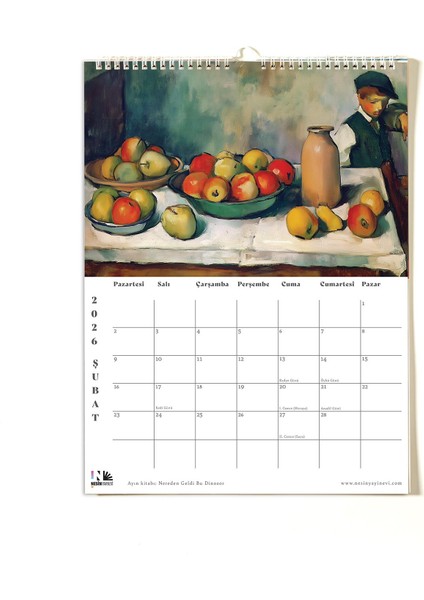 2026 Nesin Çocuk Takvimi - Ressamın Dünyası fırsatları