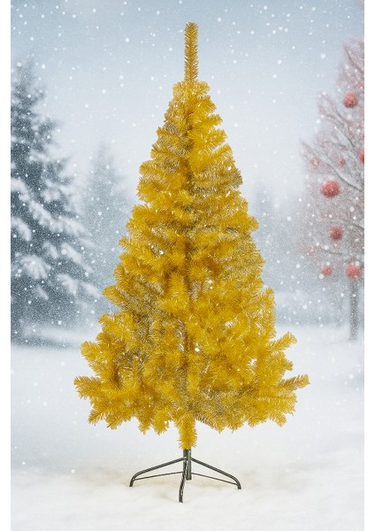 Premium Luxury Series 180 cm Simli Gold Yılbaşı Çam Ağacı fırsatları