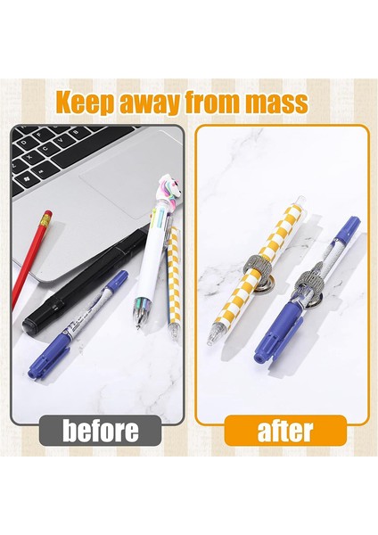 24 Adet Kalem Tutucu Klipsleri Manganez Çelik Kalem Tutucu Kendinden Yapışkanlı Kalem Kalem Düzenleyici Ayarlanabilir Yaylı Döngülü (Yurt Dışından) fiyatları