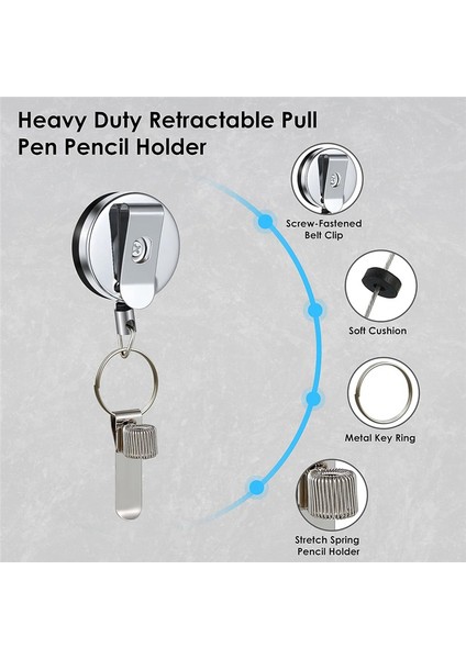 Marangozlar, Inşaat Işçileri ve Hemşireler Için 2 Adet Geri Çekilebilir Çekmeli Kalemlik, 27,5 Inç Geri Çekilebilir Kalemlik (Yurt Dışından) indirimleri