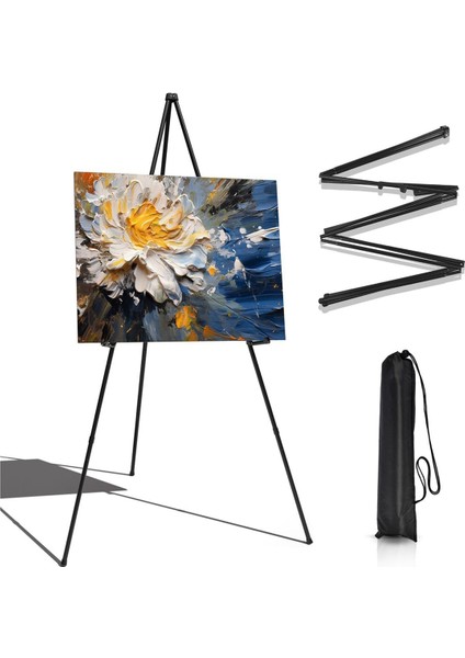 Düğün Için Sergileme Şövale Standı, 63 Inç Taşınabilir Anında Katlanabilir Üçayaklı Sanatçı Şövale Standı Sergileme, Katlanabilir Üçayak (Yurt Dışından)