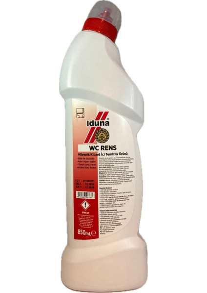 Wc Rens Hijyenik Klozet Temizleyici 850 ml