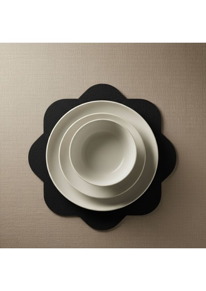 2 Adet Keçe Amerikan Servis-Kolay Silinebilir SUPLA-33X33 Cm-Sekizgen Çiçek Desenli fiyatları