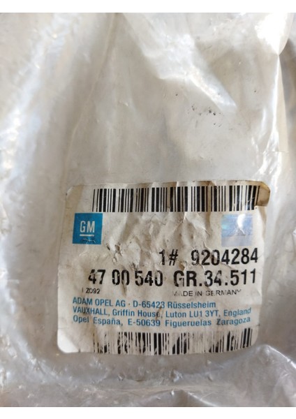 Opel Agila Gaz Pedalı 4700540 Gm Orjinal modelleri