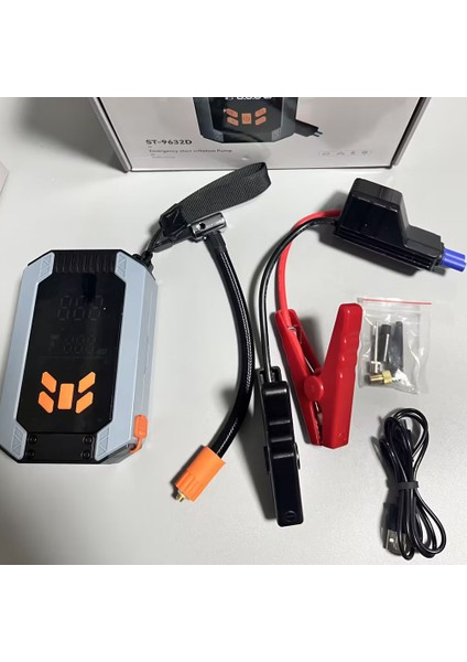 Araba Akü Doldurma Akü Takviye Cihazı Kompresör Powerbank Özellikli Çok Fonksiyonlu indirimleri