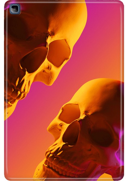 Honor Pad X8 10.1" Kılıf Tablet Için Desenli Silikon Kapak - Iskeletkolaj