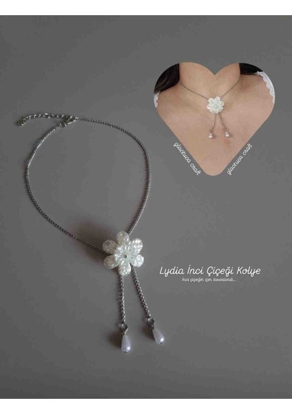 Lydia Inci Çiçeği Kolye modelleri