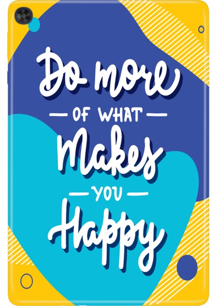 Huawei Matepad T10S-4 10.1" Kılıf Tablet Için Desenli Silikon Kapak - Daha Fazla