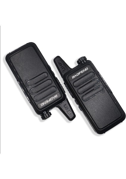 2 Adet Boafeng Bf-R5 Lisansız PMR446 El Telsizi Baofeng Bf-R5 Mini Telsiz El Telsizi (Kulaklık Hediyeli)