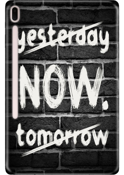 Samsung Galaxy Tab S7-Fe Lte SM-T737 Kılıf Tablet Için Desenli Silikon Kapak - Mottoşimdi