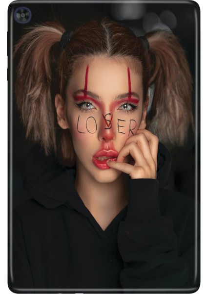 Huawei Matepad T10S-4 10.1" Kılıf Tablet Için Desenli Silikon Kapak - Loverloser