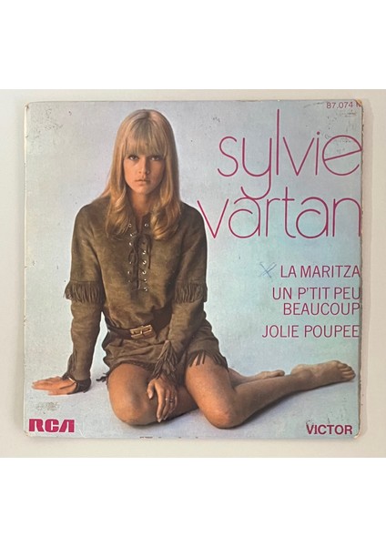 Sylvie Vartan La Maritza 45 Lik Plak (Orijinal 1968 Dönem Baskı Plak)