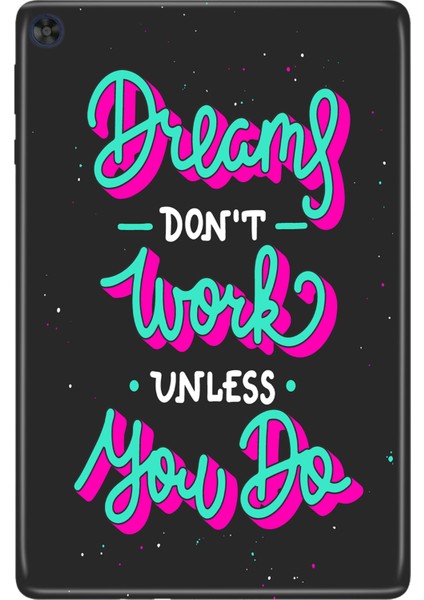 Huawei Matepad T10S-4 10.1" Kılıf Tablet Için Desenli Silikon Kapak - Mottodreams