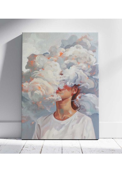 Zihnin Bulutları Kanvas Tablo Duvar Resim