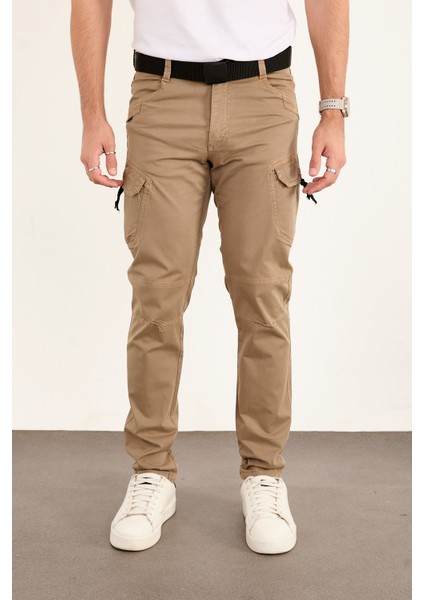 Taktikal Kargo Pantolon Rahat Kesim Cepli Likralı Gabardin Kumaş Yeni Sezon