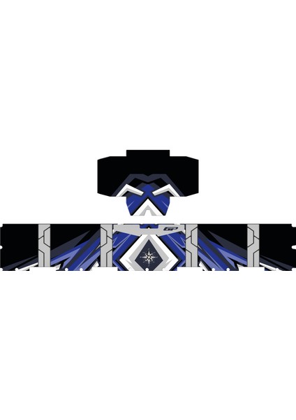 DSN08 45 Lt Alüminyum Motosiklet çanta Uyumlu Sticker