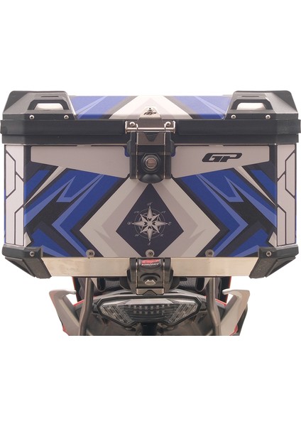 DSN08 45 Lt Alüminyum Motosiklet çanta Uyumlu Sticker indirimleri