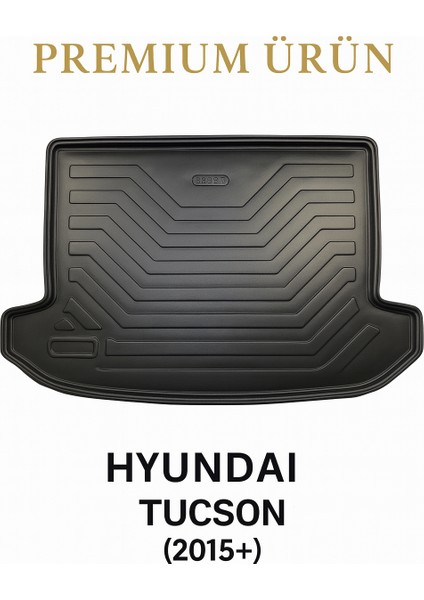 Hyundai Tucson 2015-2020 Uyumlu 3D Bagaj Havuzu Premium