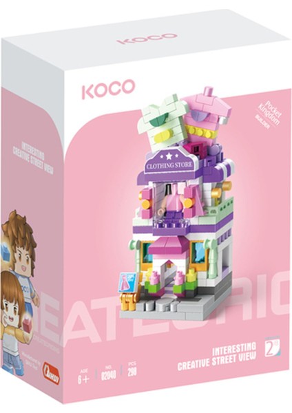 298 Parça Giyim Mağazası Yapı Seti – 6+ Yaş Çocuk Birleştirilebilir Oyuncak – Mini Bricks Mağaza Inşa Oyunu modelleri