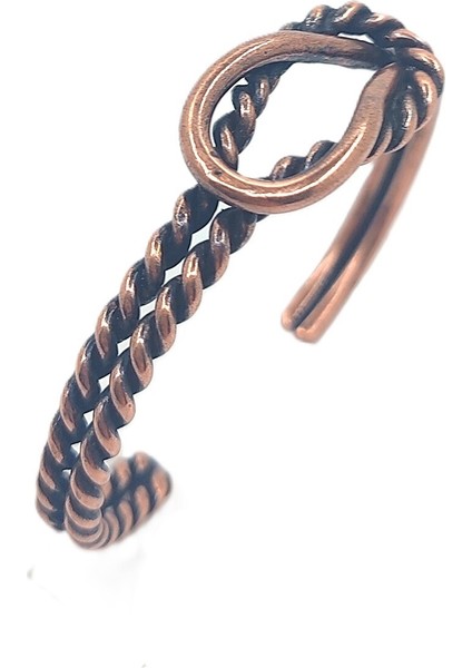 Bakır Bileklik, El Işçiliği ve Ölçüsü Ayarlanabilir Desenli Unisex Saf Bakır Bileklik fiyatları