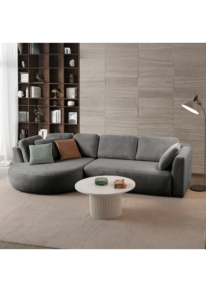 Venezia Köşe Koltuk Antrasit Sol Köşe