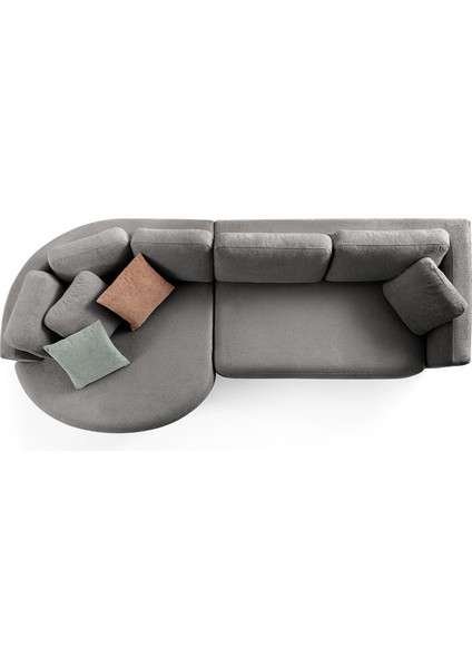 Venezia Köşe Koltuk Antrasit Sol Köşe