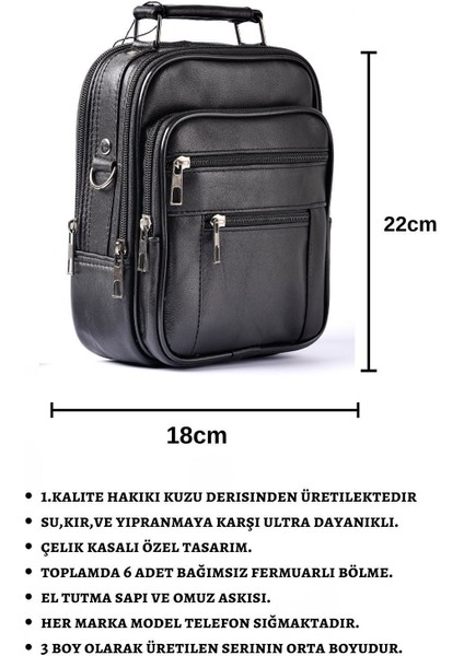 Hakiki Deri Erkek El Çantası | Dora 188 fırsatları