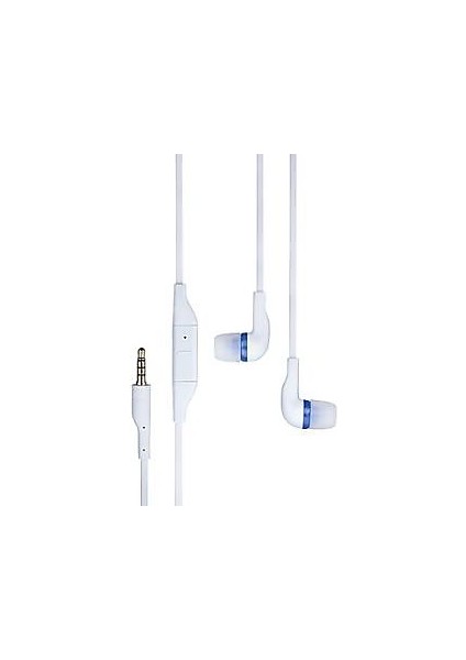 Universal Mikrofonlu Telefon Kulaklığı (Beyaz)