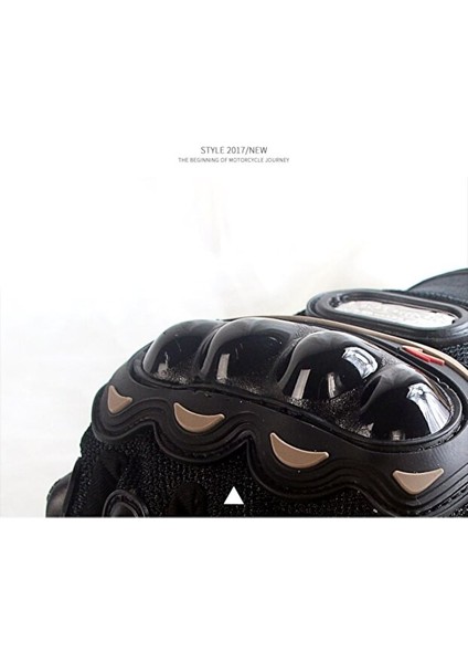 Korumalı Motosiklet Eldiveni - Dokunmatik Ekran Uyumlu Yazlık Fileli Siyah Motorcu eldiveni fiyatları